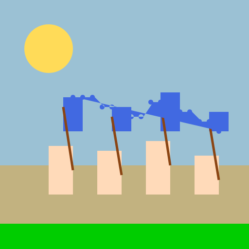 People in Africa Walking for Water - DrawGPT