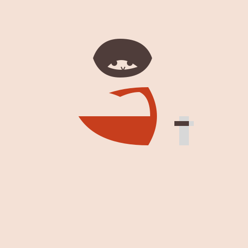 Korean girl in traditional attire holding a sword - DrawGPT