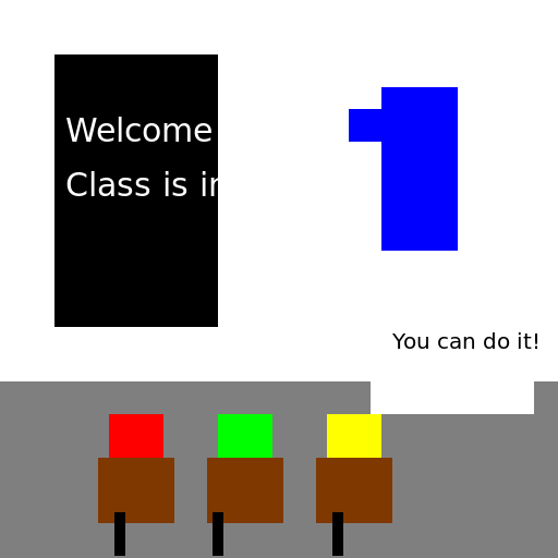 A Classroom Full of Students - DrawGPT