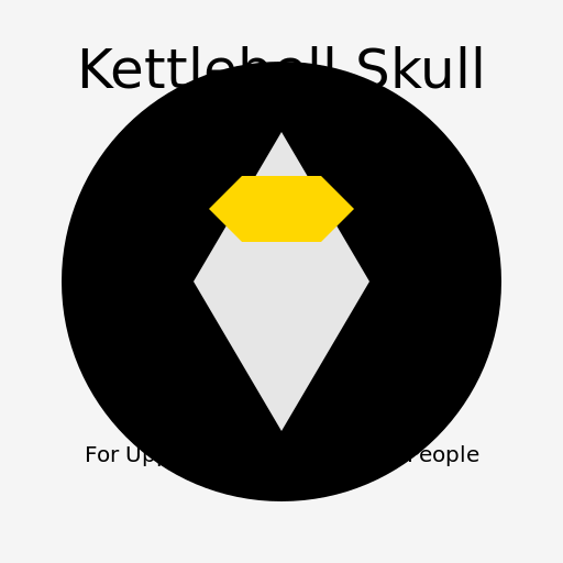 Kettlebell Skull - DrawGPT