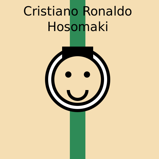 Cristiano Ronaldo as a Hosomaki - DrawGPT