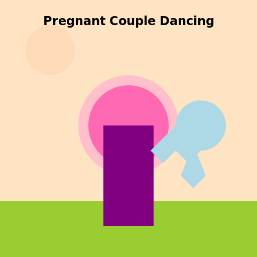 Pregnant Couple Dancing - DrawGPT