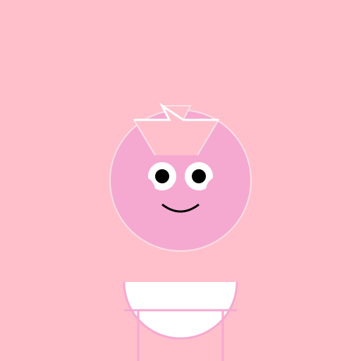 Soft Pink Background with Girl - DrawGPT