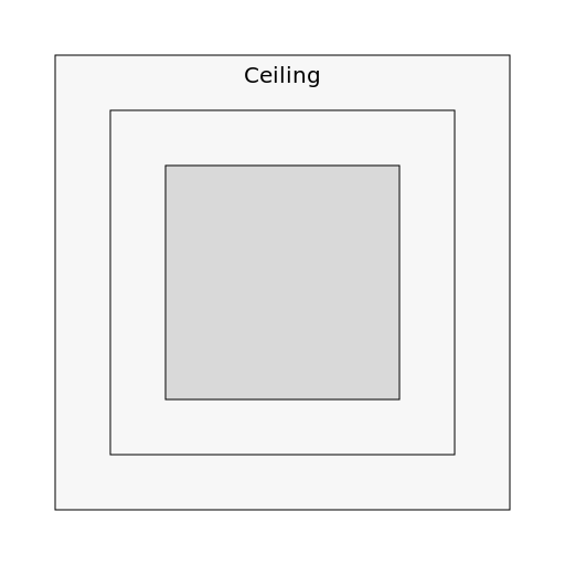 Single-story Building with Inaccessible Terrace - DrawGPT