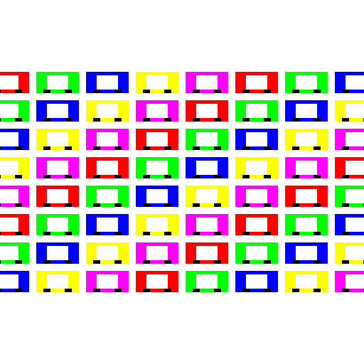 Cars Parked in a Back-to-Back Grid Layout - DrawGPT