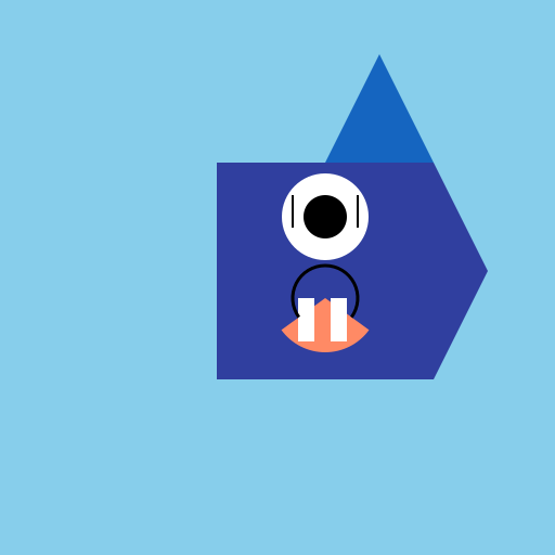 Shark with Eyelashes - DrawGPT