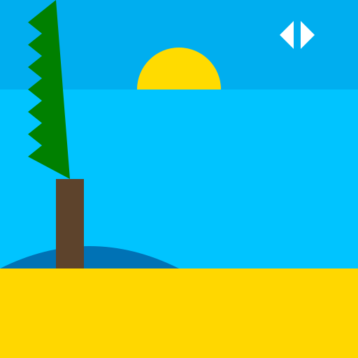 Beach View in the Style of David Hockney - DrawGPT