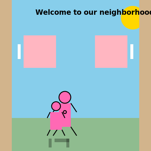 Mommy and Daughter on a Sunny Morning - DrawGPT