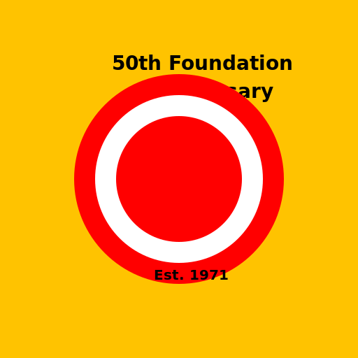 50th Foundation Anniversary T-Shirt Design - DrawGPT