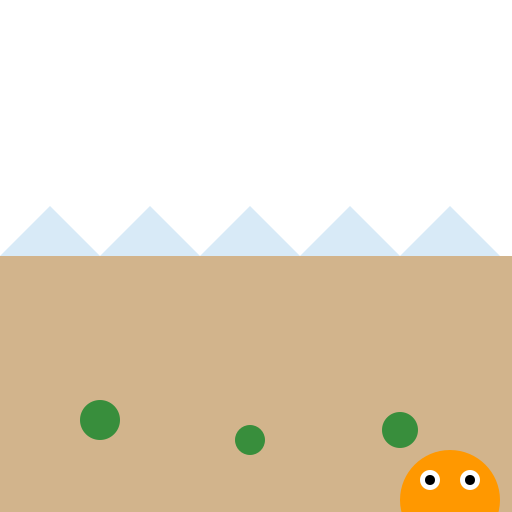 Snowy Mountain Landscape with Dwarf Shrubs and a Playful Sea Otter - DrawGPT