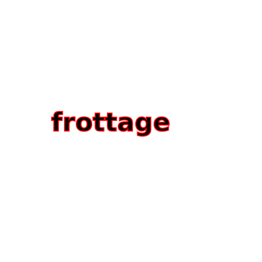 Schriftzug von frottage - DrawGPT