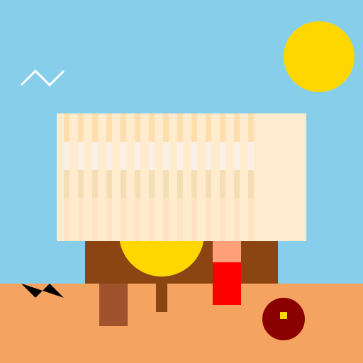 Private Pool Chaise at the Beach - DrawGPT