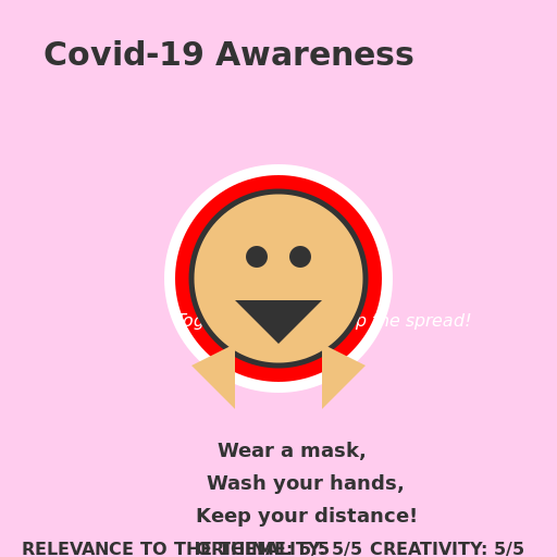 Covid-19 Awareness Poster - DrawGPT