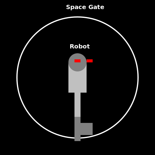 Robot Encounter in Space - DrawGPT