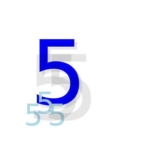 3D Number 5 - DrawGPT