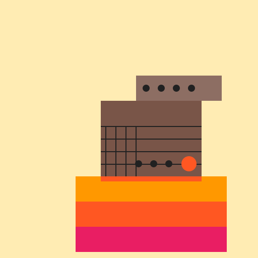 Maori-inspired Electric Guitar Design - DrawGPT