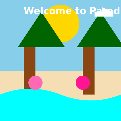 A Colorful Vacation Site - DrawGPT