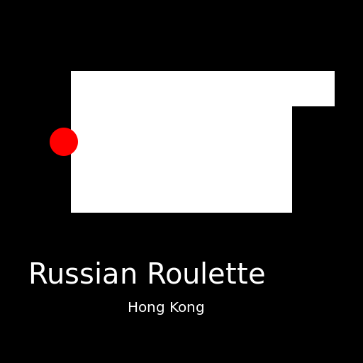 Russian Roulette (Hong Kong) Logo with English Text - DrawGPT