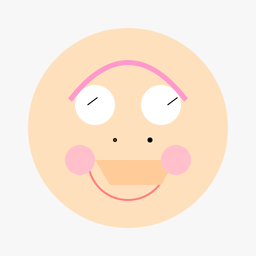 Young Cute Girl with Complex Makeup and Pink Hair Highlights, Smiling - DrawGPT