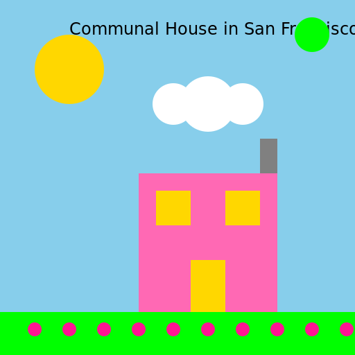 Colorful Commune in San Francisco - DrawGPT
