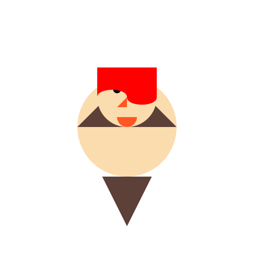Animated Man with a Red Cap - DrawGPT