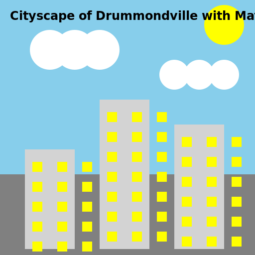Cityscape of Drummondville with Mayors - DrawGPT