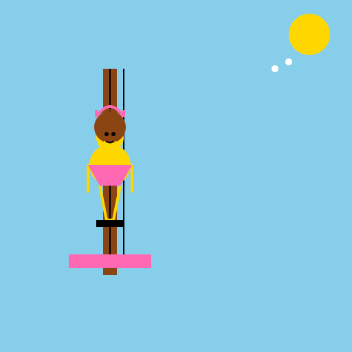 Little Girl on a Swing - DrawGPT