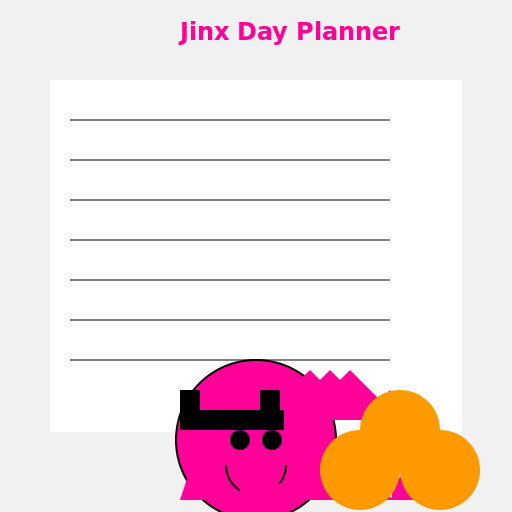 Jinx Day Planner - DrawGPT
