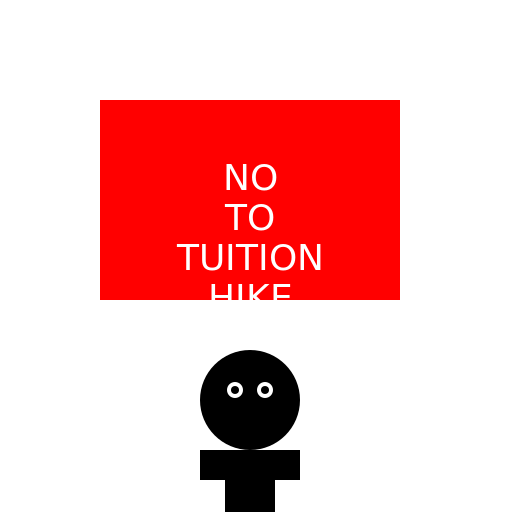 No to Tuition Hike - DrawGPT