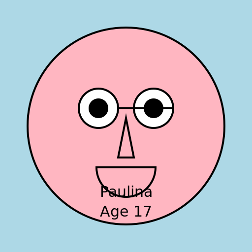 Portrait of Paulina, Age 17 - DrawGPT
