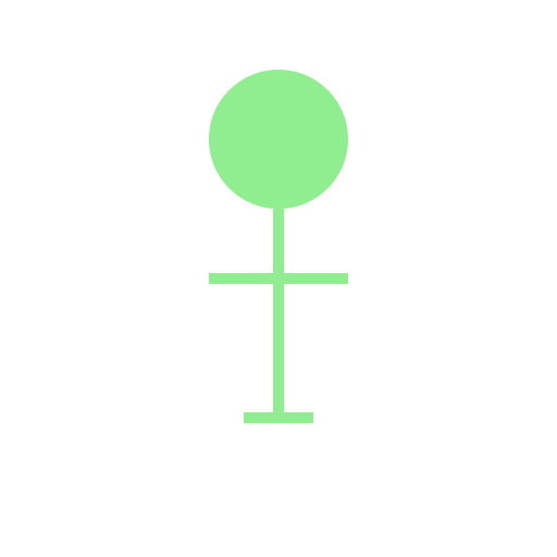 Light Green Human Body - DrawGPT