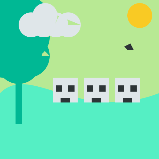 A Peaceful Village Amidst Nature's Splendor - DrawGPT