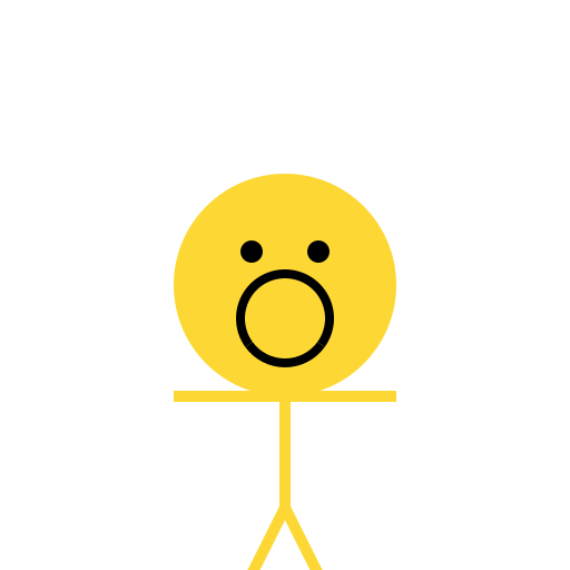 Stick Character with a Smile - DrawGPT