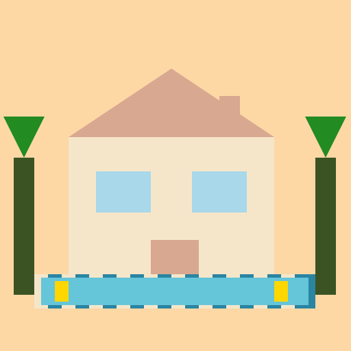 Mediterranean Dream House with Pool - DrawGPT