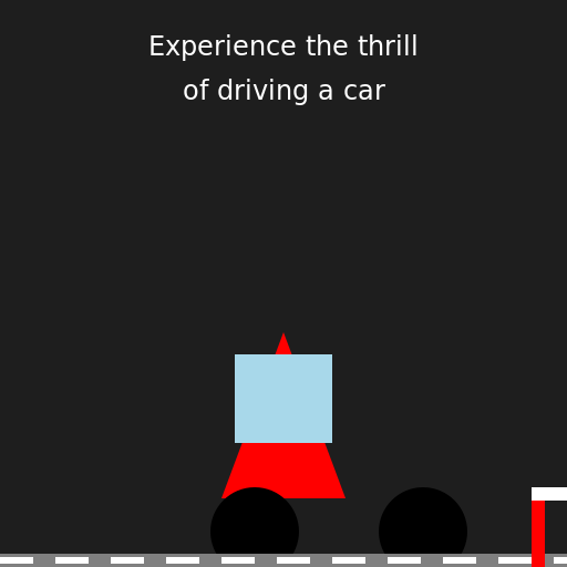 Car Driving Simulator Logo - DrawGPT