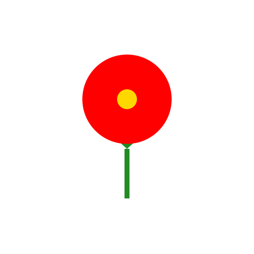Rose Flower with Petals - DrawGPT