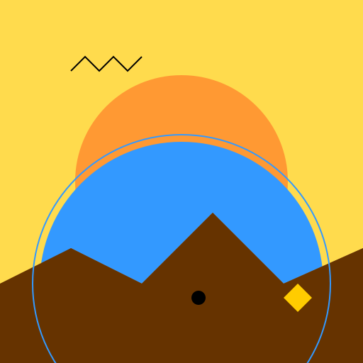 Lake and Sunset - DrawGPT