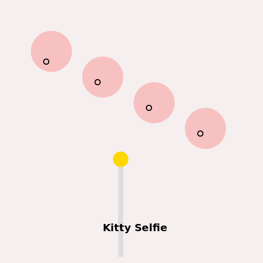 Many Kitties Taking Selfie - DrawGPT
