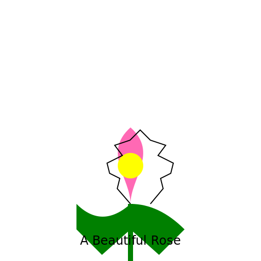 Drawing a Beautiful Rose - DrawGPT