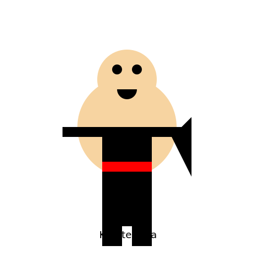 Boy Doing Karate Kata - DrawGPT