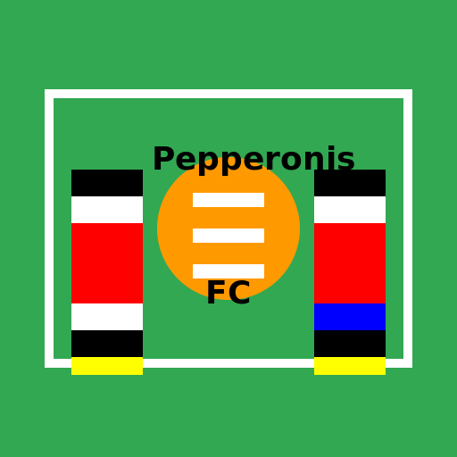 Pepperonis FC Soccer Team - DrawGPT
