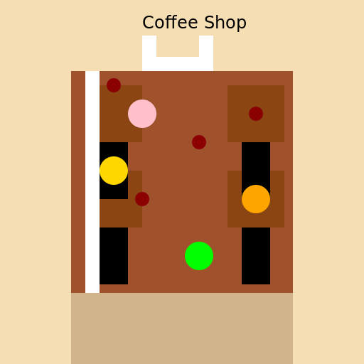 People sitting in a coffee shop - DrawGPT