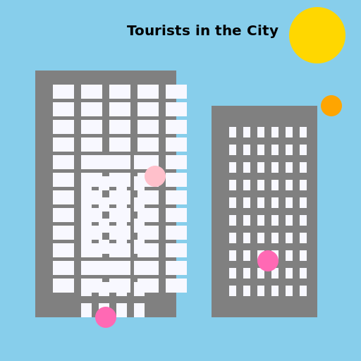 Tourists in the City - DrawGPT