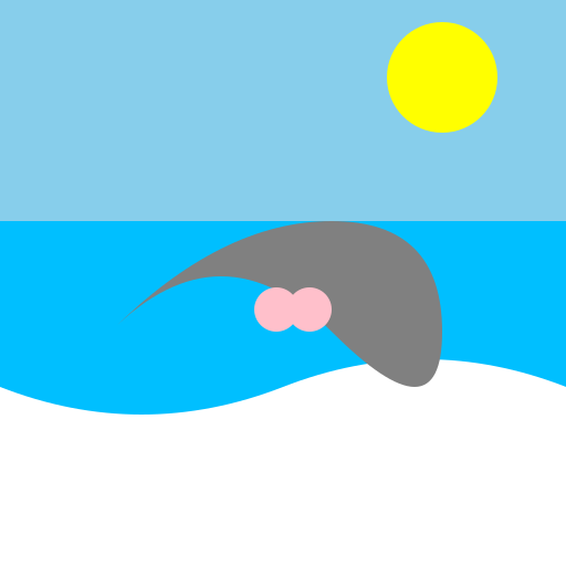 Women Diving into the Sea with a Beautiful Whale - DrawGPT