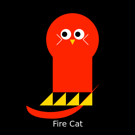 Fire Cat - DrawGPT