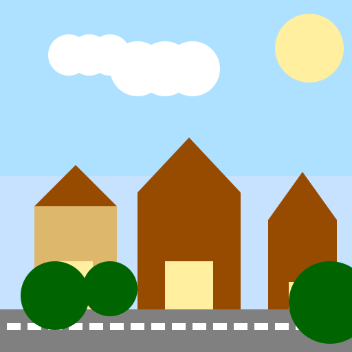 A Charming Street in a Medieval English Village - DrawGPT