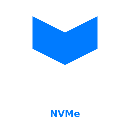 NVMe SSD Logo - DrawGPT