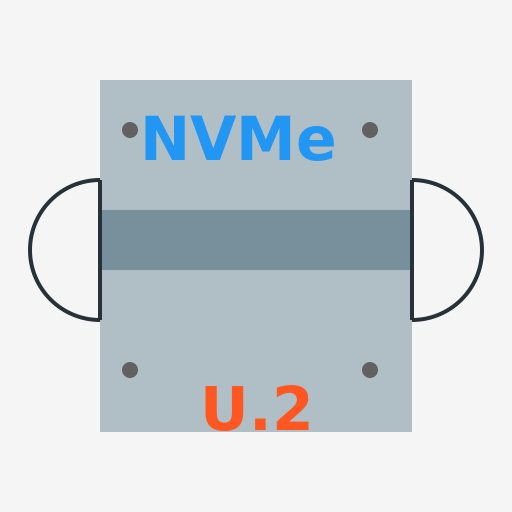 NVMe SSD with U.2 Form Factor Drive - DrawGPT