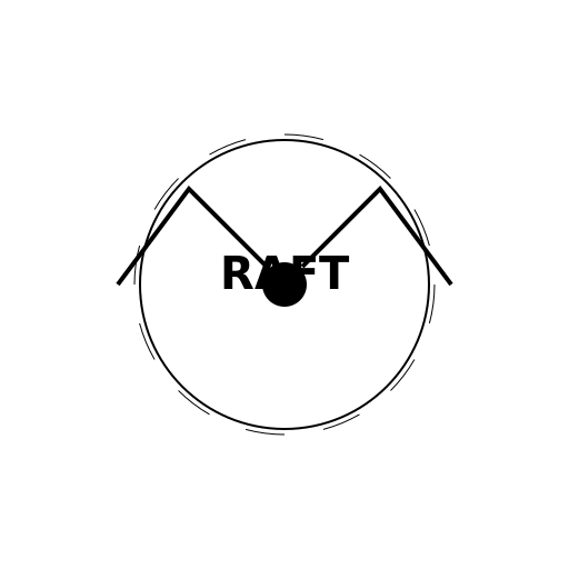 Inflatable Raft with Oars - Cartoon Style (Black and White) - DrawGPT