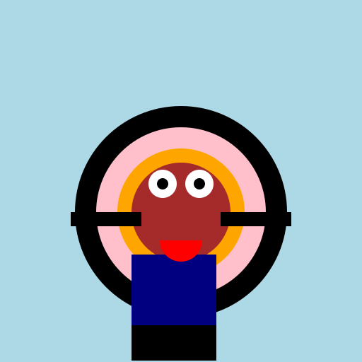 Happy and Strong Black Man - DrawGPT